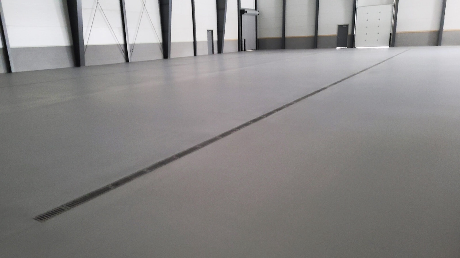 CrossLinker composite floor coating system on a finished industrial warehouse floor