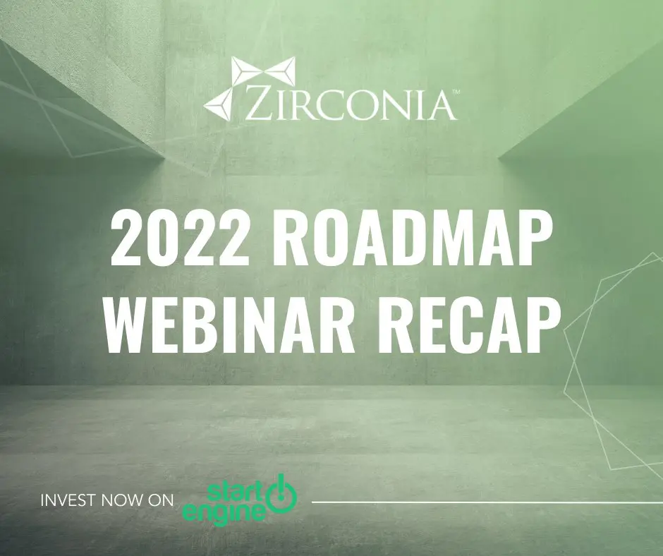 A green colour poster of 2022 roadmap webinar recap